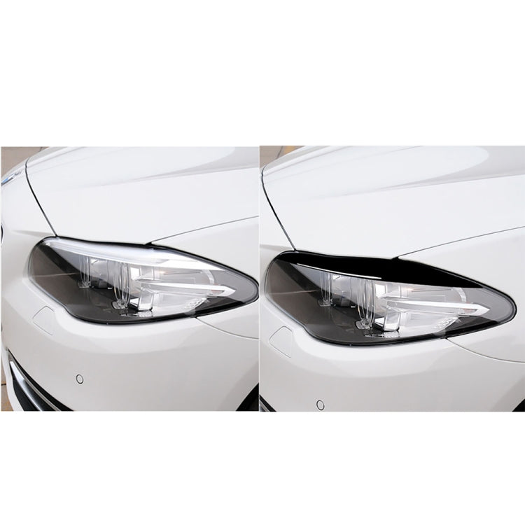 For BMW 5 Series F10 2010-2013 Car Lamp Eyebrow Decorative Sticker,Left and Right Drive Universal - Decorative Strip by buy2fix | Online Shopping UK | buy2fix