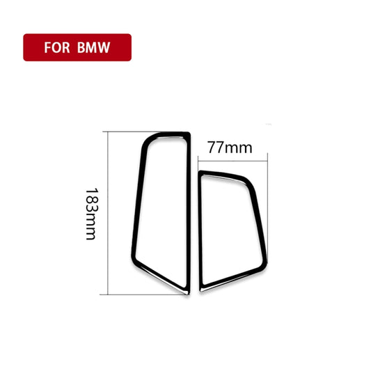 For BMW 5 Series F10 2011-2017 Car Side Air Outlet Frame Decorative Sticker,Left Drive by buy2fix