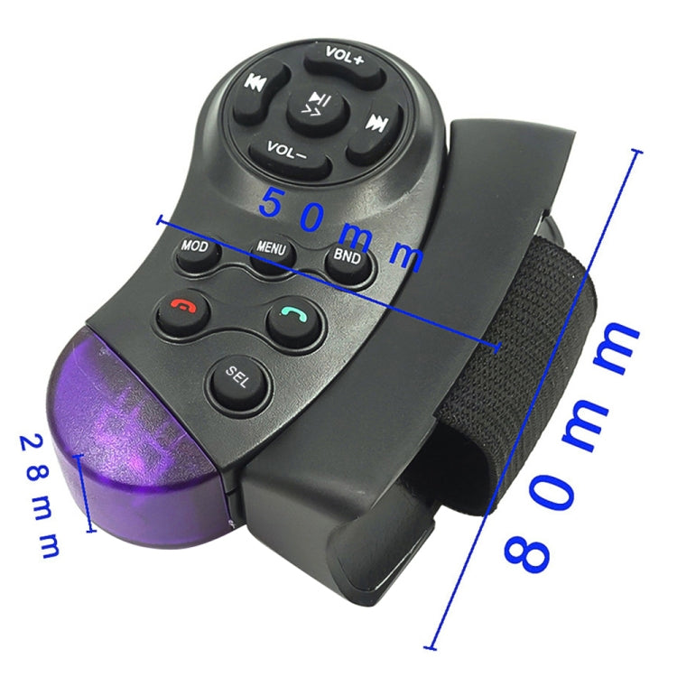 Car 11 Key Multimedia Steering Wheel Remote Controller - Steering Wheel Accessories by buy2fix | Online Shopping UK | buy2fix