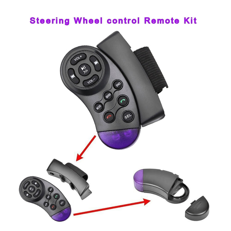 Car 11 Key Multimedia Steering Wheel Remote Controller - Steering Wheel Accessories by buy2fix | Online Shopping UK | buy2fix