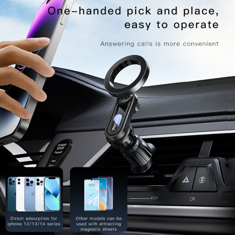 Yesido C157 Strong Magnetic Car Air Vent Phone Holder (Black) - Universal Car Holders by Yesido | Online Shopping UK | buy2fix