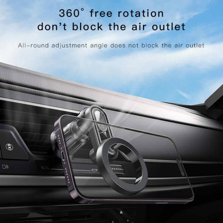 Yesido C157 Strong Magnetic Car Air Vent Phone Holder (Black) - Universal Car Holders by Yesido | Online Shopping UK | buy2fix