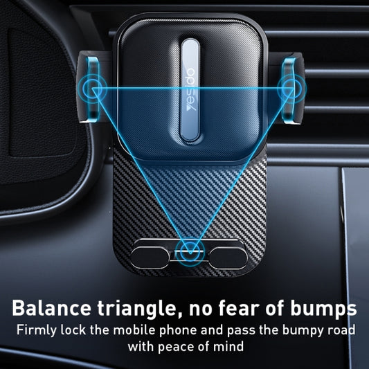 Yesido C167 Rotatable Car Air Outlet Phone Holder (Black) by Yesido