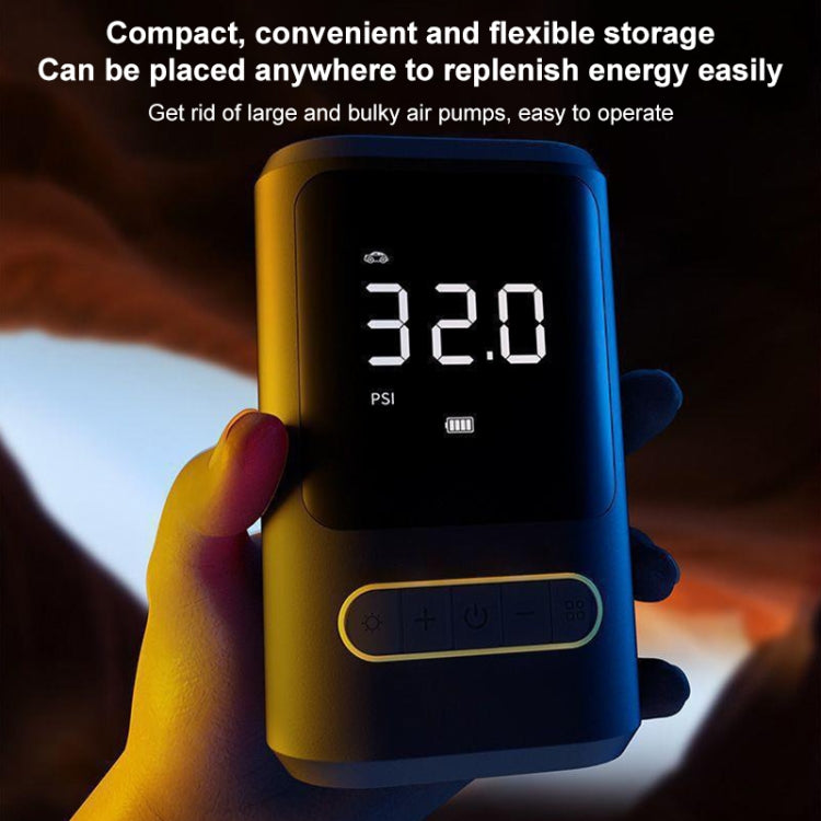 ATJ-8466 Portable Car Tire Air Pump Digital Display Wireless Electric Air Pump, Style: Lithium Battery - Inflatable Pump by buy2fix | Online Shopping UK | buy2fix