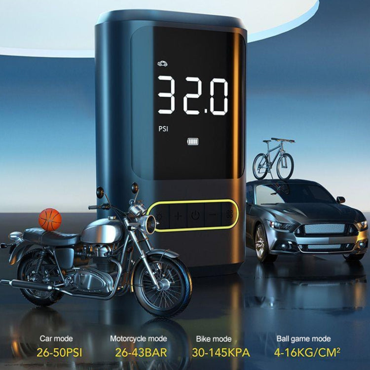 ATJ-8466 Portable Car Tire Air Pump Digital Display Wireless Electric Air Pump, Style: Lithium Battery - Inflatable Pump by buy2fix | Online Shopping UK | buy2fix