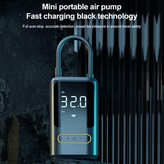 ATJ-8466 Portable Car Tire Air Pump Digital Display Wireless Electric Air Pump, Style: Dual Power by buy2fix