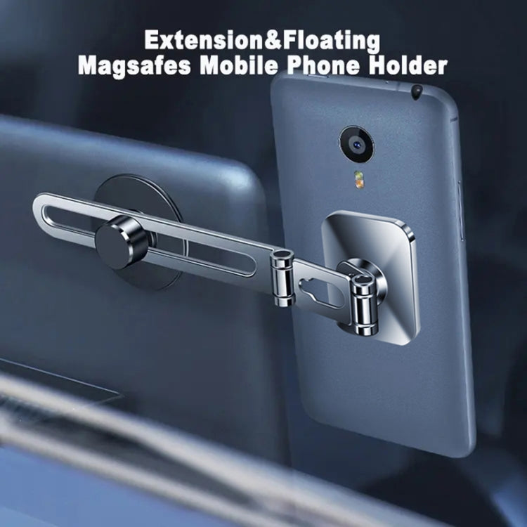 F52 Magnetic Car Floating Screen Phone Navigation Holder (Silver) by buy2fix