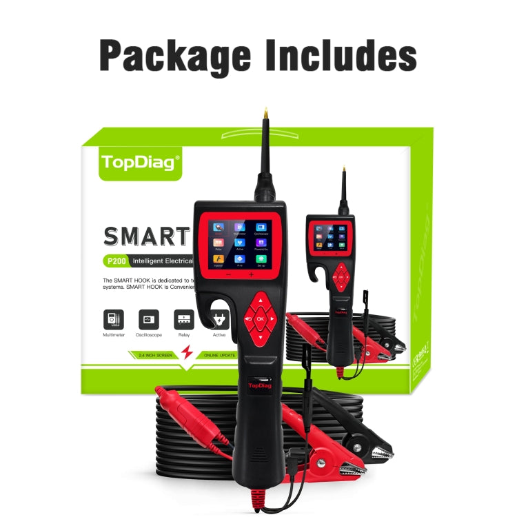 TopDiag P200 Car Circuit Intelligent Analyzer Diagnostic Instrument - Electronic Test by buy2fix | Online Shopping UK | buy2fix