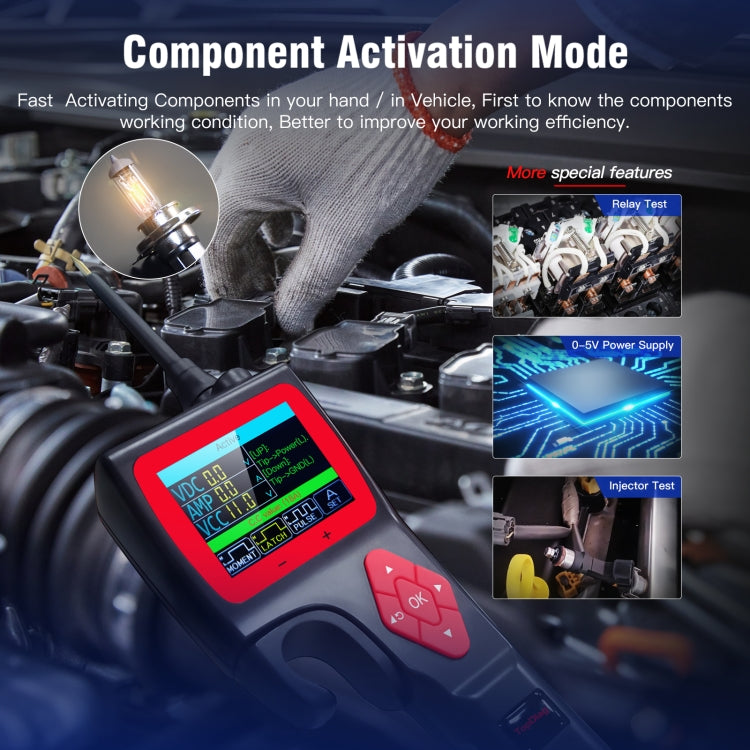 TopDiag P200 Car Circuit Intelligent Analyzer Diagnostic Instrument - Electronic Test by buy2fix | Online Shopping UK | buy2fix