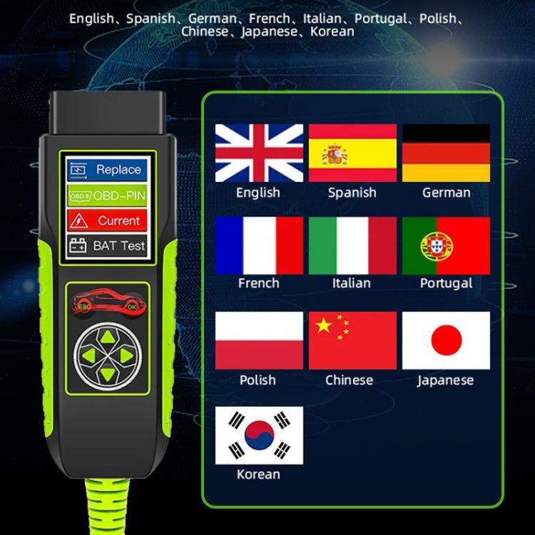 TopDiag BT400 4 in 1 Car Battery Intelligent Analyzer Diagnostic Instrument - Electronic Test by buy2fix | Online Shopping UK | buy2fix