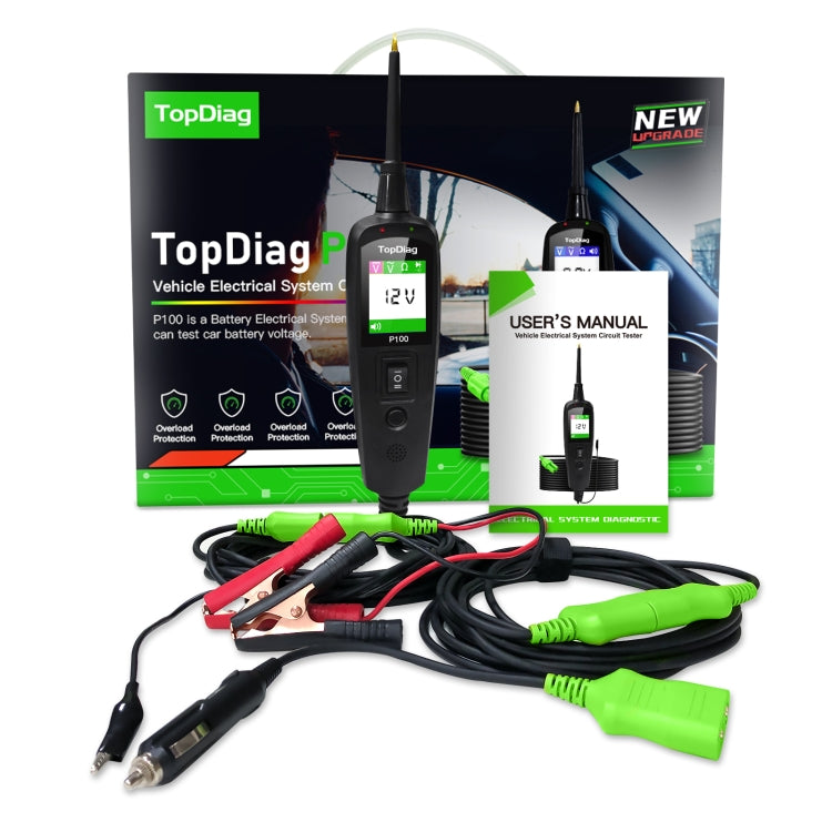 TopDiag P100 Car Circuit Intelligent Analyzer Diagnostic Instrument, Cable Length: 2m - Electronic Test by buy2fix | Online Shopping UK | buy2fix