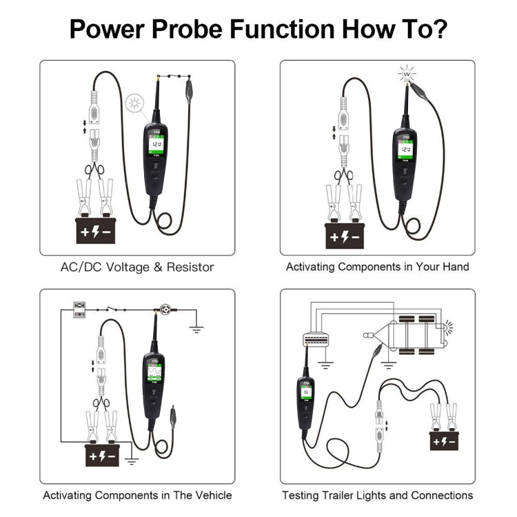 TopDiag P100 Car Circuit Intelligent Analyzer Diagnostic Instrument, Cable Length: 2m - Electronic Test by buy2fix | Online Shopping UK | buy2fix