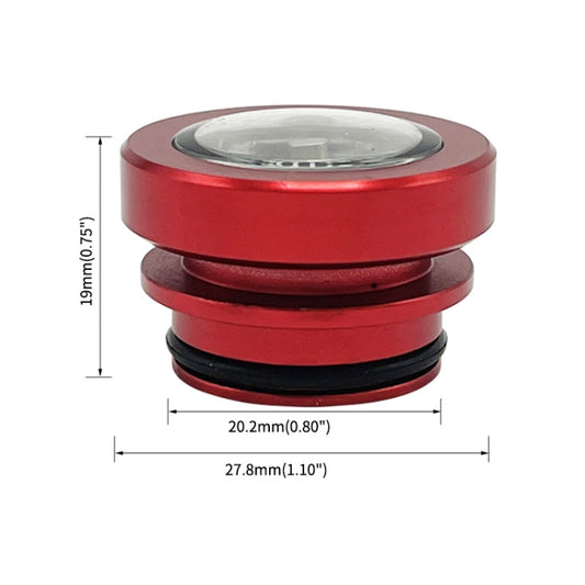 Car / Motorcycle Metal Cigarette Lighter Dust Cover by buy2fix