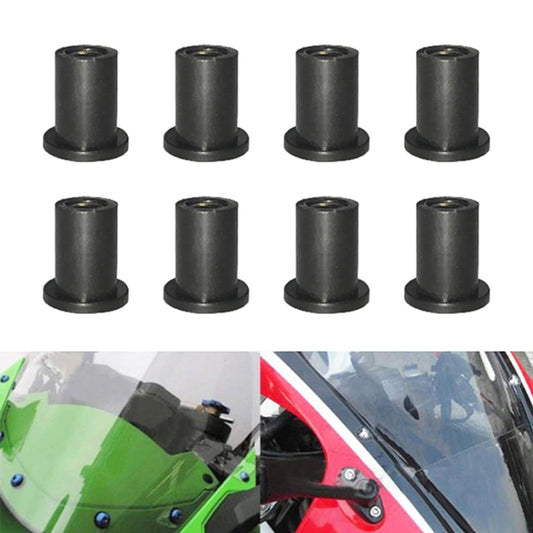 20 in 1 M4 Universal Motorcycle Windshield Brass Nuts by buy2fix
