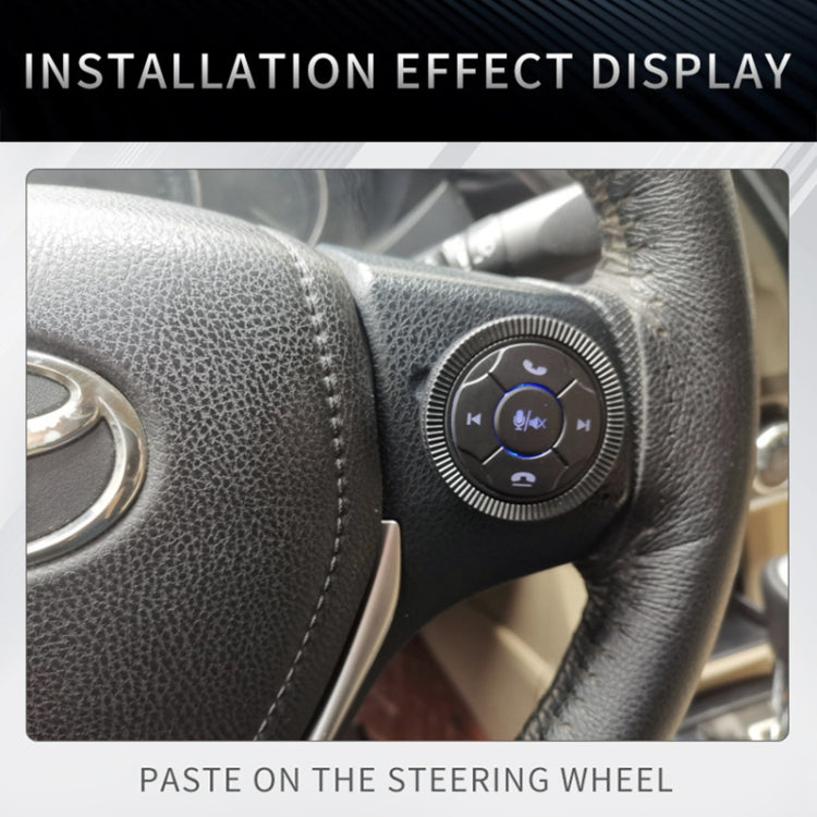 DQX-999A Multifunctional Steering Wheel Button Controller Car DVD Screen Wireless Remote Control (Silver) - Bluetooth Car Kits by buy2fix | Online Shopping UK | buy2fix