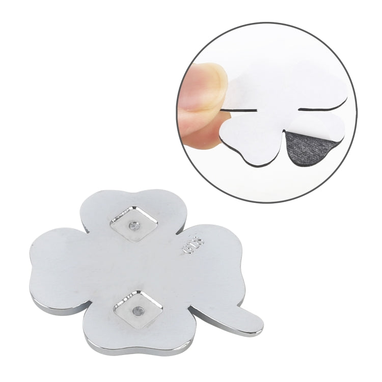 Four Leaf Clover Luck Symbol Badge Labeling Sticker Styling Car Decoration, Size: 4x3x0.3cm - 3D Metal Sticker by buy2fix | Online Shopping UK | buy2fix
