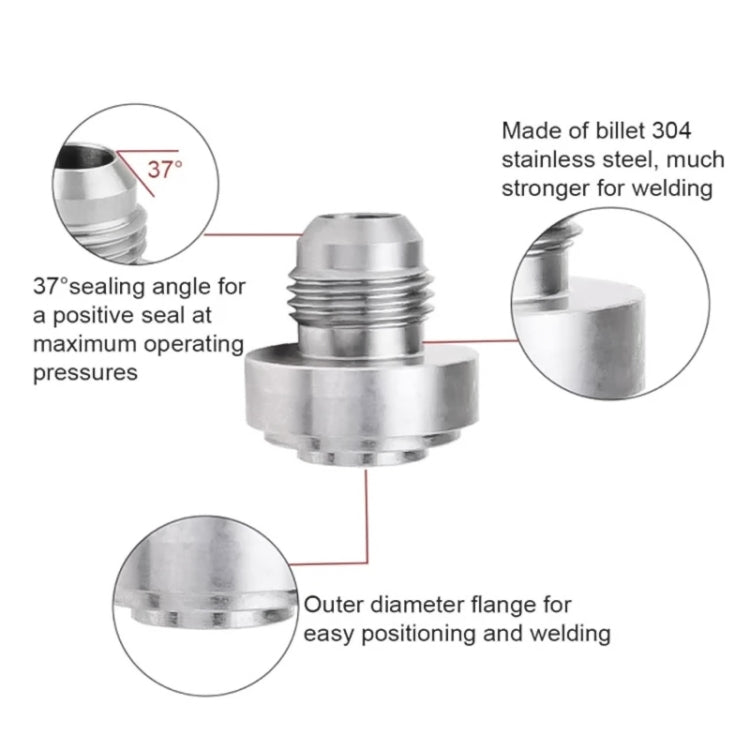 AN3 Car Oil Pipe Joint Breathable Pot Connector - Engine Repair Tools by buy2fix | Online Shopping UK | buy2fix