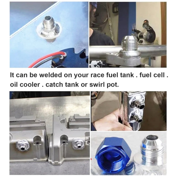 AN6 Car Oil Pipe Joint Breathable Pot Connector - Engine Repair Tools by buy2fix | Online Shopping UK | buy2fix