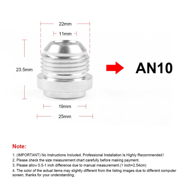 AN10 Car Oil Pipe Joint Breathable Pot Connector - Engine Repair Tools by buy2fix | Online Shopping UK | buy2fix