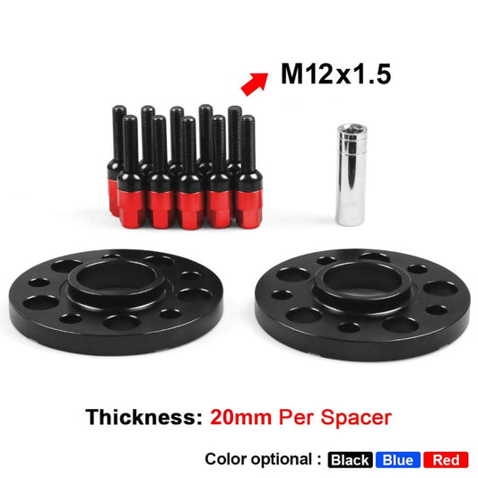 For Mercedes-Benz 20mm Car Modified Wheel Hub Flange Center Wheel Spacer with M12x1.5 Screws (Red) - Wheels Tires & Parts by buy2fix | Online Shopping UK | buy2fix