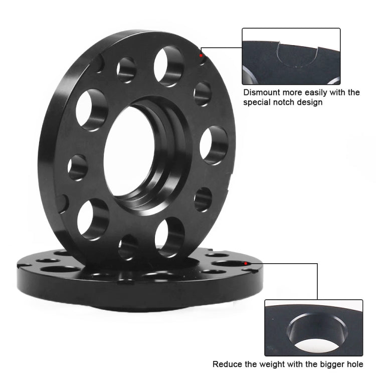 For Mercedes-Benz 20mm Car Modified Wheel Hub Flange Center Wheel Spacer with M12x1.5 Screws (Black) - Wheels Tires & Parts by buy2fix | Online Shopping UK | buy2fix