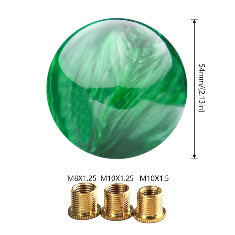 Car Modified Marble Star Gear Head Shifter Cover with Adapter (Green) - Shift Knob by buy2fix | Online Shopping UK | buy2fix