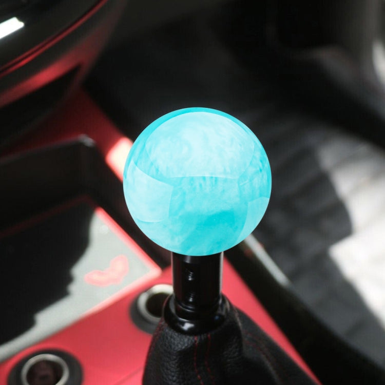Car Modified Marble Star Gear Head Shifter Cover with Adapter (Light Blue) - Shift Knob by buy2fix | Online Shopping UK | buy2fix