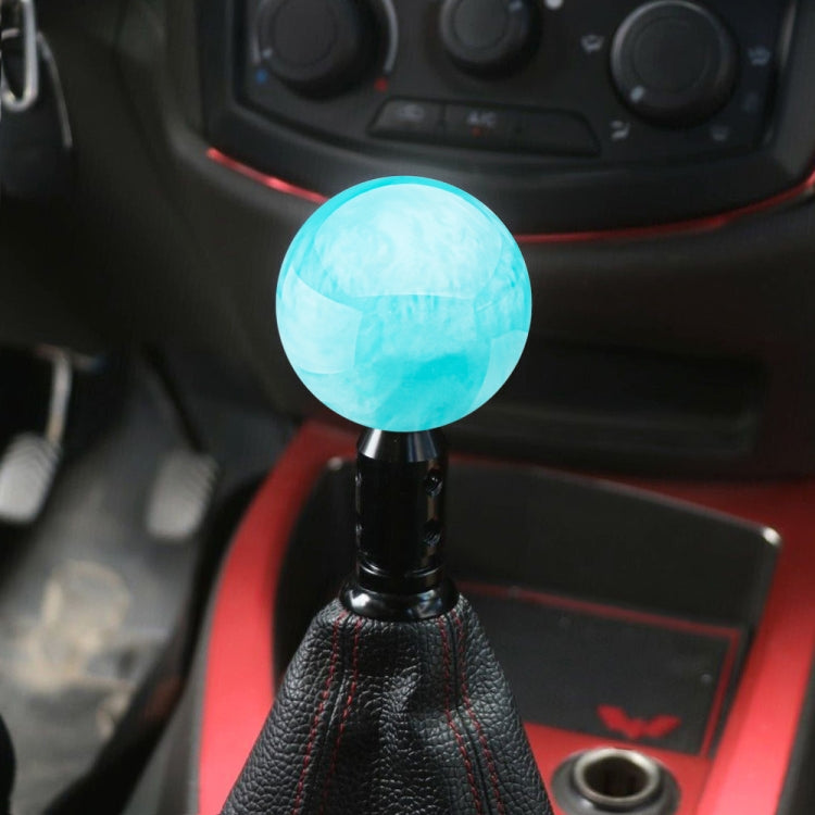Car Modified Marble Star Gear Head Shifter Cover with Adapter (Light Blue) - Shift Knob by buy2fix | Online Shopping UK | buy2fix