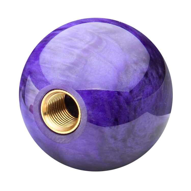 Car Modified Marble Star Gear Head Shifter Cover with Adapter (Purple) - Shift Knob by buy2fix | Online Shopping UK | buy2fix