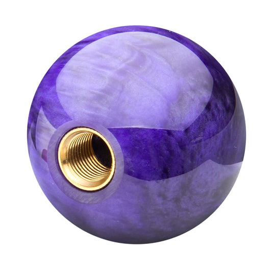 Car Modified Marble Star Gear Head Shifter Cover with Adapter (Purple) by buy2fix