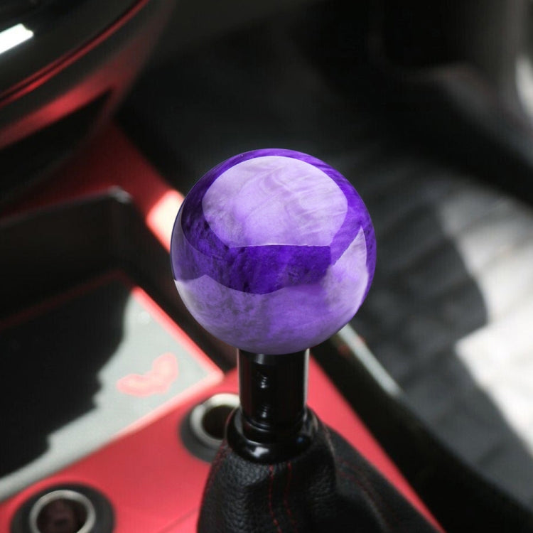 Car Modified Marble Star Gear Head Shifter Cover with Adapter (Purple) - Shift Knob by buy2fix | Online Shopping UK | buy2fix