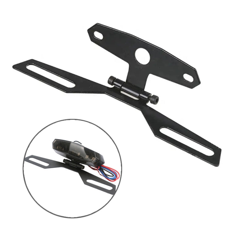 Motorcycle Folding Taillight Triangle Bracket - Holder by buy2fix | Online Shopping UK | buy2fix