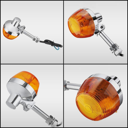 2pcs For Honda CT90 XL100 CM125 CB400 CB750 Motorcycles LED Turn Signal Light - Signal Lights by buy2fix | Online Shopping UK | buy2fix