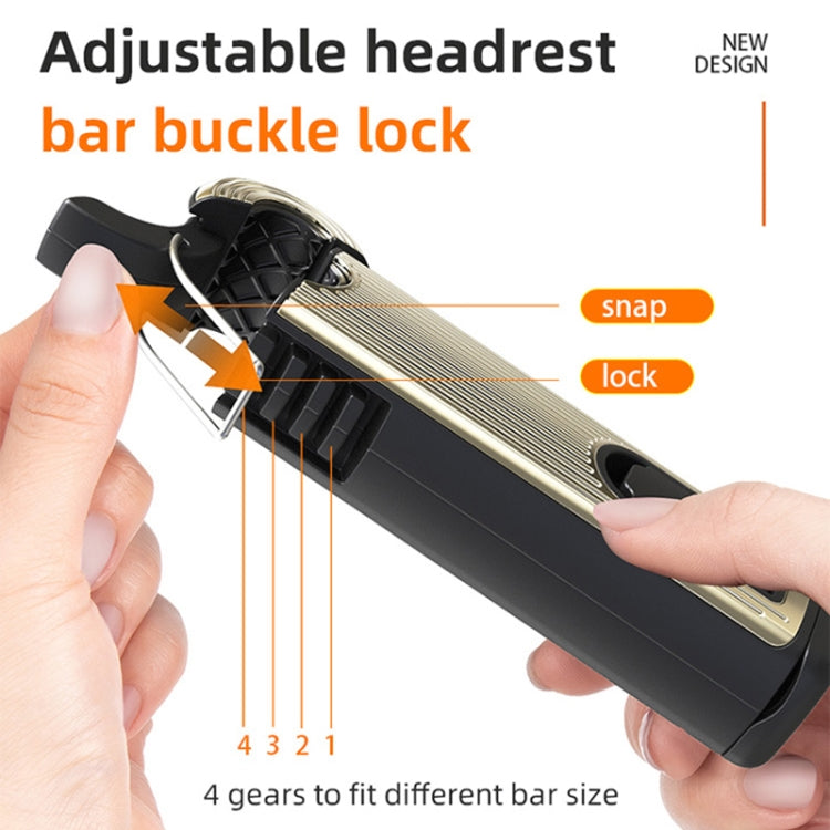 G202 Car Creative Phone Bracket Hook 360 Degree Rotating Telescopic Bracket(Gold) - Universal Car Holders by buy2fix | Online Shopping UK | buy2fix