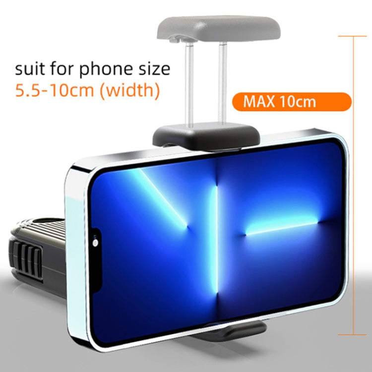 G202 Car Creative Phone Bracket Hook 360 Degree Rotating Telescopic Bracket(Silver) - Universal Car Holders by buy2fix | Online Shopping UK | buy2fix