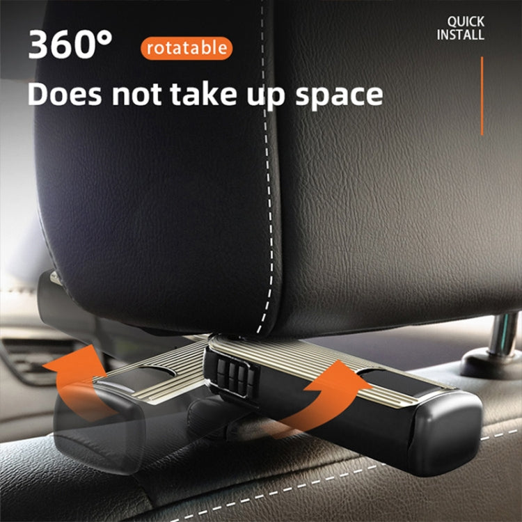 G202 Car Creative Phone Bracket Hook 360 Degree Rotating Telescopic Bracket(Silver) - Universal Car Holders by buy2fix | Online Shopping UK | buy2fix