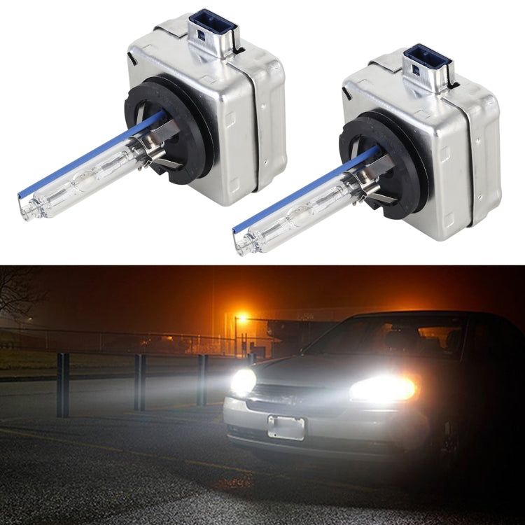 1 Pair D8S 8000K Car HID Xenon Bulb Kit Headlight (White Light) - by buy2fix | Online Shopping UK | buy2fix