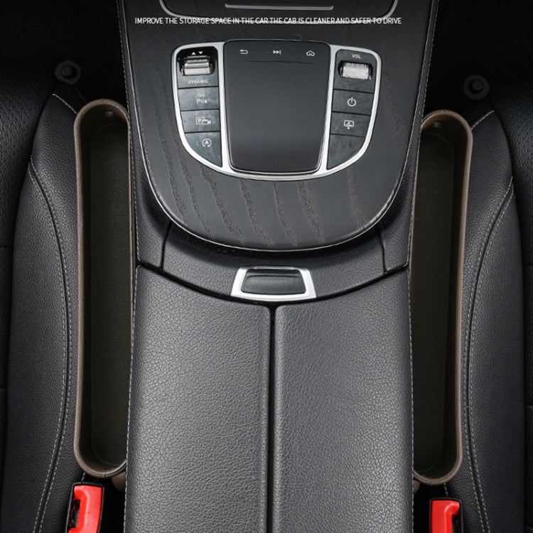 Car Gap Storage Box Multifunctional Car Seat Crevice Storage Box, Specification: 1 Pair (Black) by buy2fix