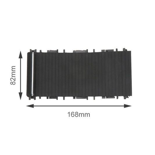 For BMW 3 Series E46 Left Driving Car Center Console Water Cup Holder Cover 51167038333(Black) by buy2fix