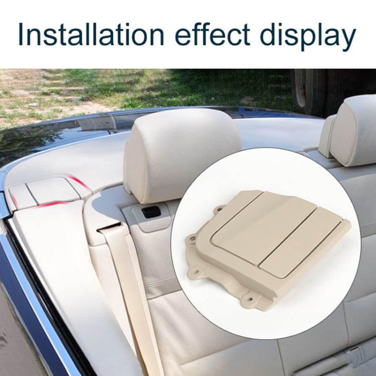 For BMW 3 Series E93 Left Driving Car Convertible Rear Platform Right Hinge Cover Folding Cover 5437 7175 480(Black) by buy2fix