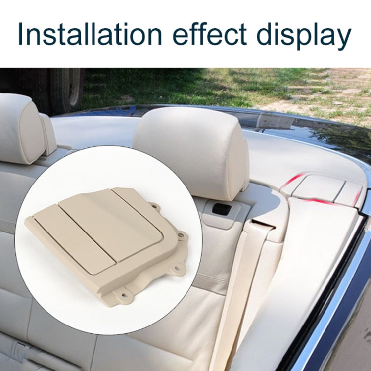 For BMW 3 Series E93 Left Driving Car Convertible Rear Platform Left Hinge Cover Folding Cover 5437 7174 547(Beige) by buy2fix