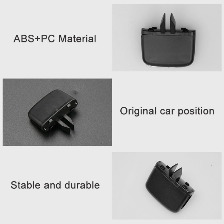 For Toyota Previa Left-hand Drive Car Left and Right Air Conditioning Air Outlet Paddle 55670-28250 (Beige) by buy2fix