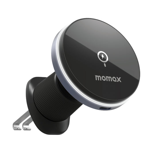 MOMAX CM25A Magnetic Wireless Charger Car Air Outlet Phone Holder by MOMAX
