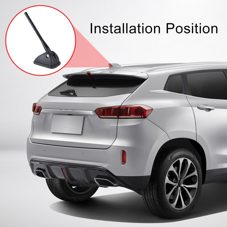 YQ-603A 11.6x1.3cm Car Roof Antenna Shape Decorator by buy2fix