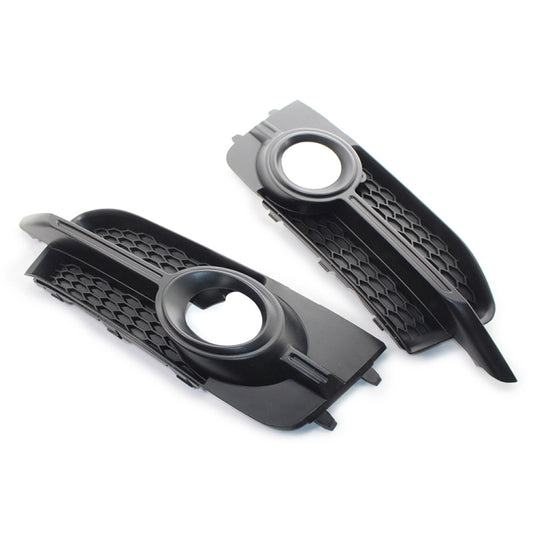 For Audi A1 8X 2011-2014 1 Pair Car Bumper Fog Lamp Decorative Cover Lower Grille Fog Lamp Frame 8X0807682B by buy2fix