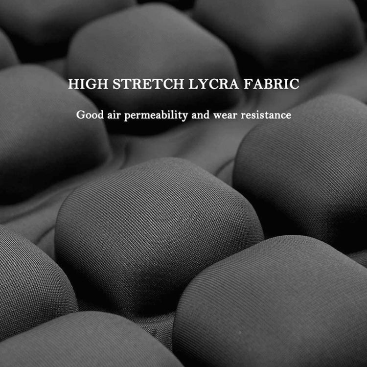 IN-SC003 Car Office Inflatable Airbag Seat Cushion, Style: Manual Inflation (Black) - Seat Accessories by buy2fix | Online Shopping UK | buy2fix