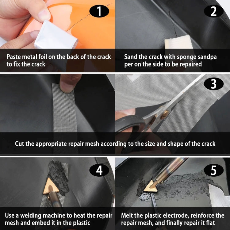 100W Electric Soldering Iron Plastic Welding Machine Car Bumper Repair Plier, US Plug (Blue) by buy2fix