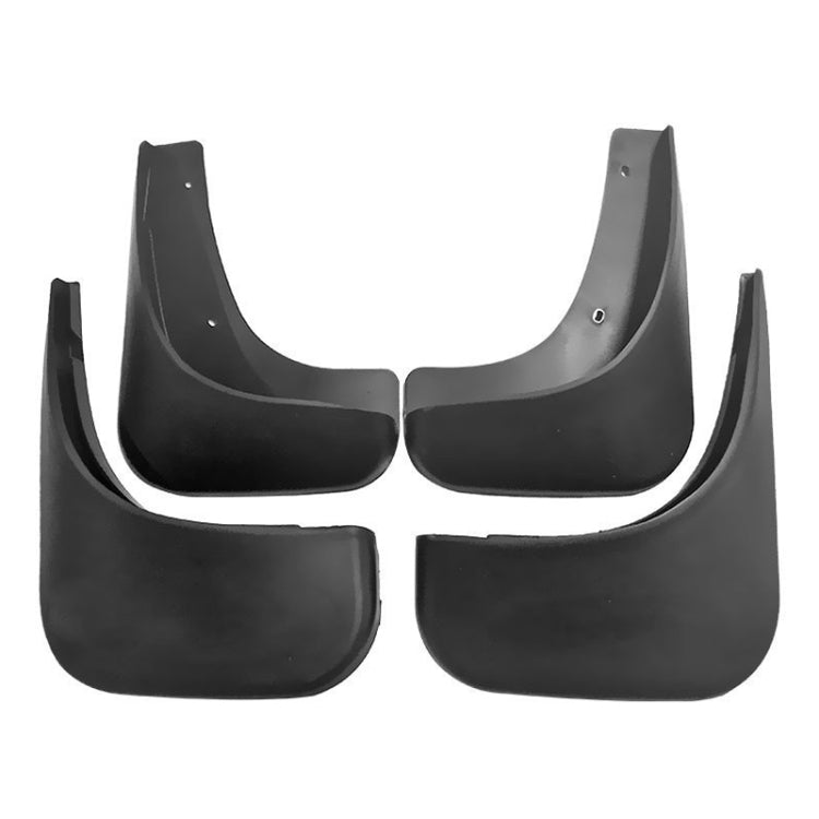 For Volkswagen Touran 2004-2015 4pcs/Set Car Auto Soft Plastic Splash Flaps Fender Guard - Mudguards by buy2fix | Online Shopping UK | buy2fix