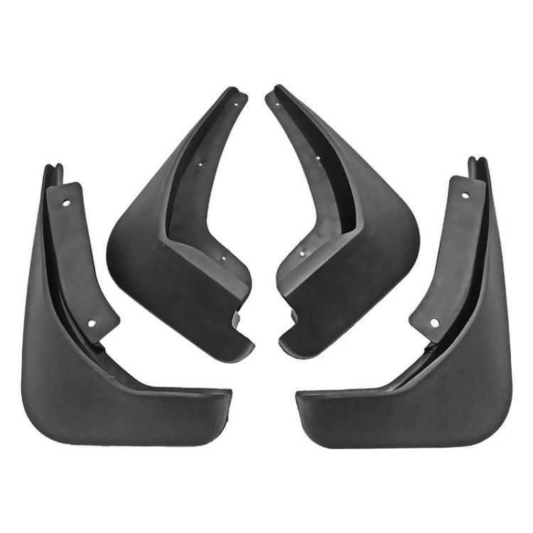 For Ford Fiesta 4pcs/Set Car Auto Soft Plastic Splash Flaps Fender Guard - Mudguards by buy2fix | Online Shopping UK | buy2fix