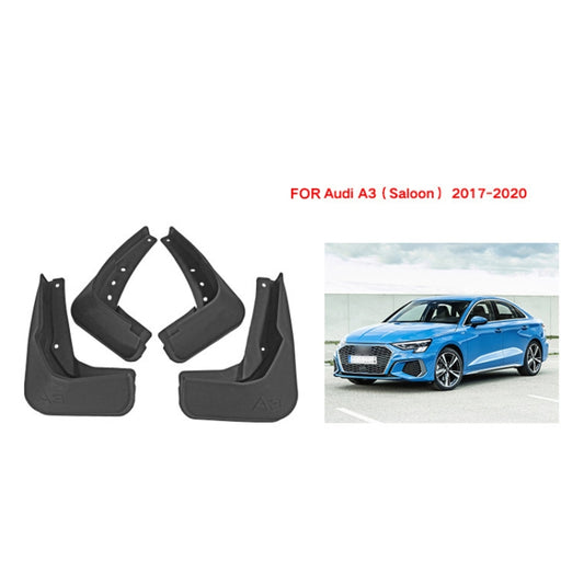 For Audi A3 Sedan 2017-2020 4pcs/Set Car Auto Soft Plastic Splash Flaps Fender Guard by buy2fix